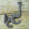 Antiques Vintage/Hooks Cast Iron/Coat Hook/Locker Rooms/Kitchens 6 Cast Iron Brown Victorian Style Coat Hooks Hat Hook Rack Hall Tree Restoration view 2