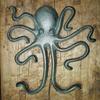 Antiques Vintage/Hooks Cast Iron/Coat Hook/Locker Rooms/Kitchens Heavy Cast Iron Octopus Towel Hanger Coat Hooks Hat Hook, Key Rack Nautical Huge view 1