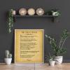 Rumi - The Guest House, Rumi Poetry Room Decor / Rumi Quote The Guest House Poem by Rumi, Inspirational Art for Home Decor / Inspiring Poem Guest House Decor Bedroom Decor / Wall Decor Living Room (61cm x 91cm, Vintage) view 2