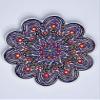 Ceramic Handmade Trivet Pot Holder with Oriental Design (ERK024) view 1