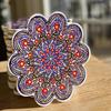 Ceramic Handmade Trivet Pot Holder with Oriental Design (ERK024) view 3
