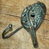 Antiques Vintage/Hooks Cast Iron/Coat Hook/Locker Rooms/Kitchens 3 Cast Iron Antique Style Blue Bird Coat Hooks Hat Hook Rack Towel Dove Garden view 2