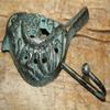 Antiques Vintage/Hooks Cast Iron/Coat Hook/Locker Rooms/Kitchens 3 Cast Iron Antique Style Blue Bird Coat Hooks Hat Hook Rack Towel Dove Garden view 3