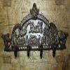 Antiques Vintage/Hooks Cast Iron/Coat Hook/Locker Rooms/Kitchens Cast Iron HOT Bath 25 Cents Barber Shop Sign Coat Hat Towl Hook Hanger Rack view 1