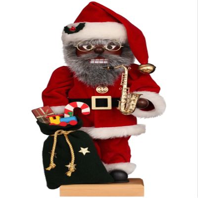 Alexander Taron Christian Ulbricht Nutcracker - Jazz Santa - 19" H x 8" W x 7.75" D