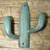 Antiques Vintage/Hooks Cast Iron/Coat Hook/Locker Rooms/Kitchens 3 Cast Iron Antique Style Cactus Coat Hooks Hat Hook Rack Towel Garden Saguaro view 3