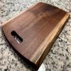 Black Walnut Gorgeous, Unique, Forest-to-Table Double Live-Edge Wood Charcuterie/Appetizer/Dessert/Grazing/Cheese/Cutting Board 20" x 14". view 2