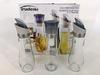 HomeLoft Basics 3 Piece Oil Pump & Vinegar Bottles view 2