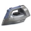Hamilton Beach Steam Iron & Vertical Steamer for Clothes with Scratch-Resistant Durathon Soleplate, 8' Retractable Cord, 3-Way Auto Shutoff, Anti-Drip, 1800 Watts, Silver and Blue view 1