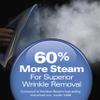 Hamilton Beach Steam Iron & Vertical Steamer for Clothes with Scratch-Resistant Durathon Soleplate, 8' Retractable Cord, 3-Way Auto Shutoff, Anti-Drip, 1800 Watts, Silver and Blue view 3