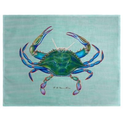 Betsy Drake PM004C Female Blue Crab Place Mat - Set of 4