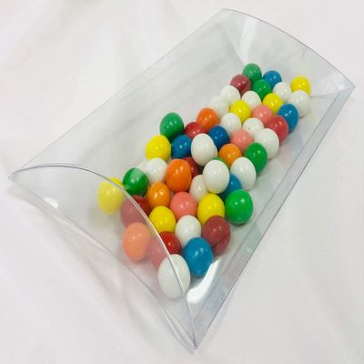 Durapak Supplies 96 PCS Bulk 7-1/2 x 5-1/2 x 1-1/2 inch Clear Plastic PVC Pillow Box Wedding Party Favor Retail Packaging Display Gift Packaging Box