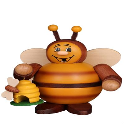 Alexander Taron 6" Vibrant Unique Christian Ulbricht Incense Smoker Bumblebee with Hive Figure