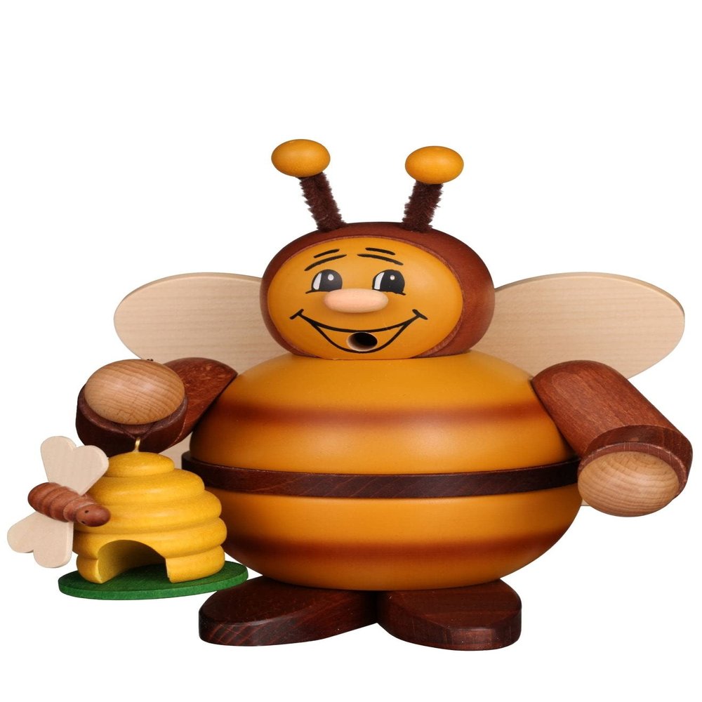 Alexander Taron 6" Vibrant Unique Christian Ulbricht Incense Smoker Bumblebee with Hive Figure