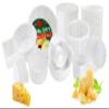 11 pcs Cheese Making Kit Beginners - Soft Cheese Molds + Cheese Mold with a Follower Piston - Cheese Making Supplies - Moldes Para Queso Fresco Casero - Paneer Cream Cheese Form Mold Basket 2 view 1