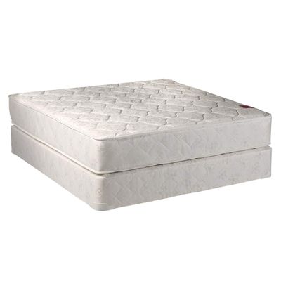Dream Solutions USA DS USA Legacy Gentle Firm 2-Sided Queen Mattress Set with Bed Frame Included - Orthopedic Type, Spine Support, Good for Your Back, Long Lasting Comfort