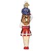 Old World Christmas Cheerleader Glass Blown Ornament for Christmas Tree, Handcrafted Holiday Decoration, Sport Collection view 2