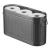 mDesign Large Steel Free Standing Toilet Paper Organizer, 6-Roll Tissue Storage Holder Container Bin for Bathroom Floor, Fits Under Sink, Vanity, Shelf, In Cabinet, Corner, Oscar Collection - Graphite view 1