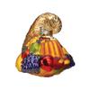 Old World Christmas Cornucopia Glass Blown Ornament for Christmas Tree, Handcrafted Holiday Decoration, Thanksgiving Collection view 3