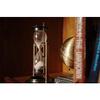 Unknown1 Antiqued Brass Revolving Hourglass Sand Black Glass Finish Handmade view 2