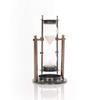 Unknown1 Antiqued Brass Revolving Hourglass Sand Black Glass Finish Handmade view 4