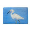 Betsy Drake Stalking Snowy Egret Door Mat 18"x26" view 1