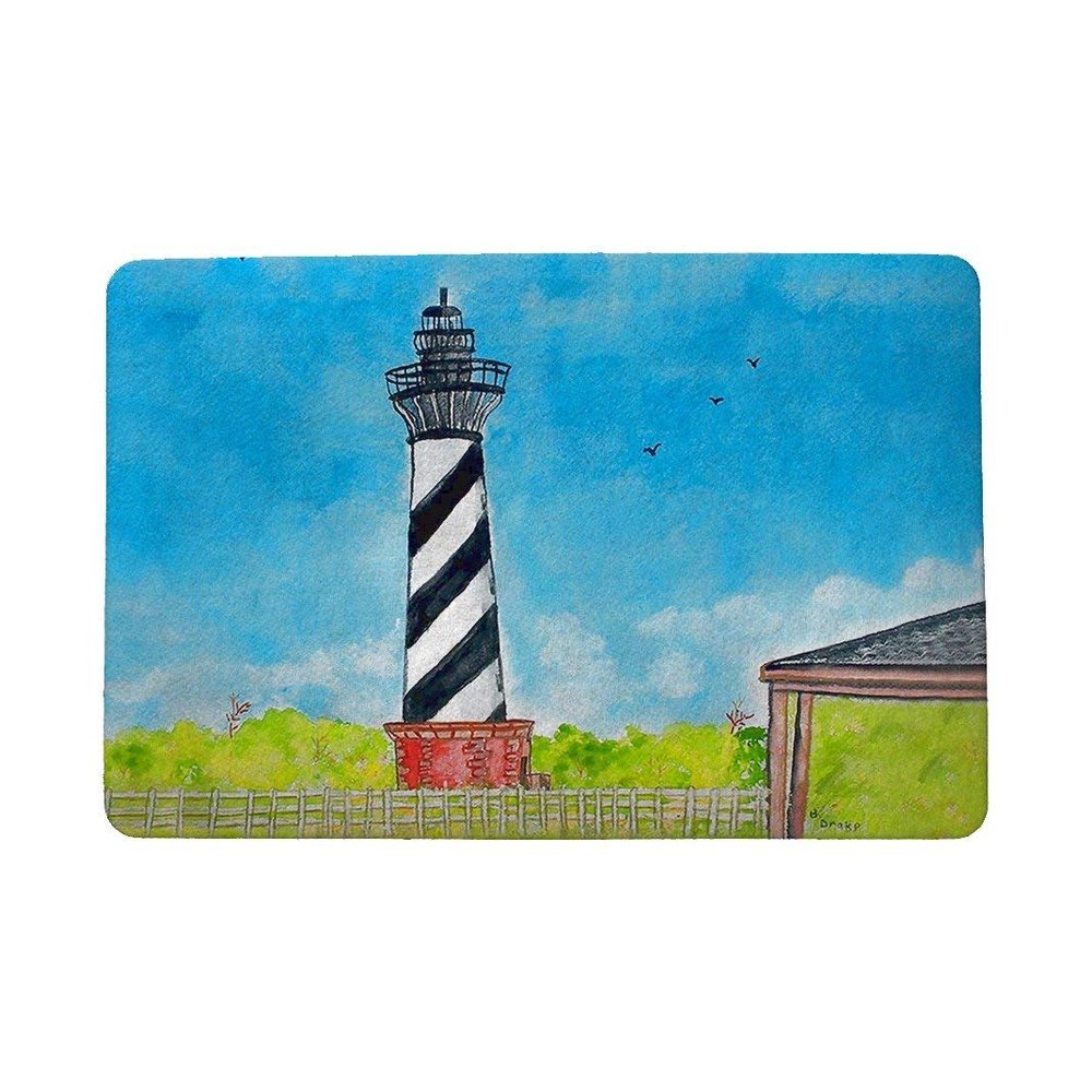 Betsy Drake Hatteras Lighthouse Door Mat 18"x26"