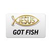 Makoroni - GOT FISH Christian Jesus Fish 2"x3" Novelty Humor Gift Refrigerator Magnet, DesL32 view 1