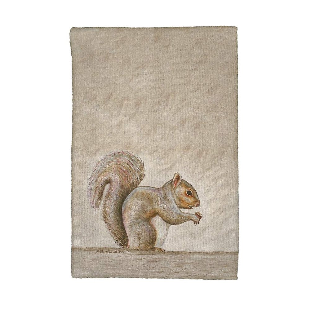 Betsy Drake KT314 Squirrel Kitchen Towel