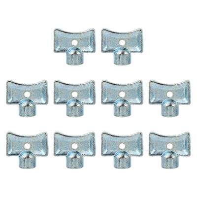 DOITOOL Tool Plumbing Tools Square Tool Radiator Bleed 10pcs Radiator Bleeding Air Valve Heater Bleed Keys Hole Plumbing Faucet Special Lock Plumbing Tools Socket