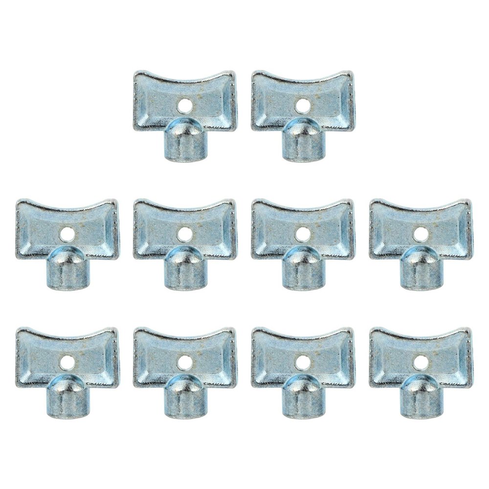 DOITOOL Tool Plumbing Tools Square Tool Radiator Bleed 10pcs Radiator Bleeding Air Valve Heater Bleed Keys Hole Plumbing Faucet Special Lock Plumbing Tools Socket