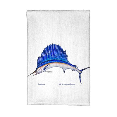 Betsy Drake KT006 Sailfish Kitchen Towel
