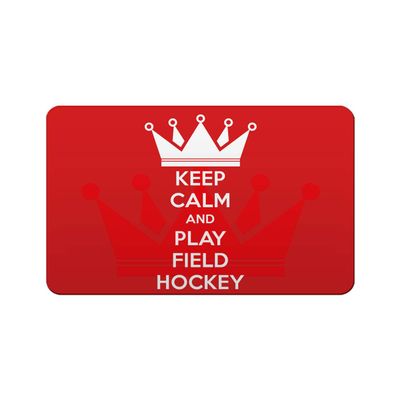 Makoroni - KEEP CALM AND PLAY FIELD HOCKEY 2"x3" Novelty Humor Gift Refrigerator Magnet, DesT64