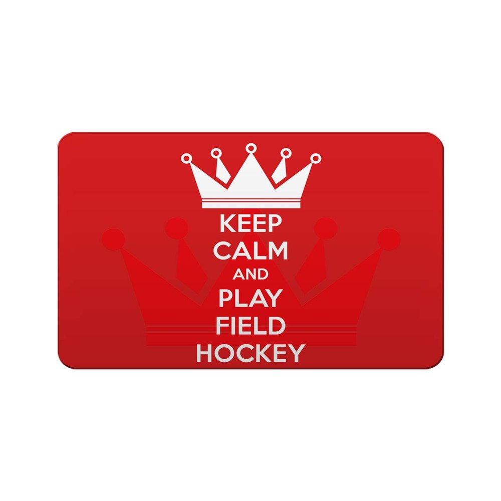 Makoroni - KEEP CALM AND PLAY FIELD HOCKEY 2"x3" Novelty Humor Gift Refrigerator Magnet, DesT64