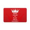 Makoroni - KEEP CALM AND PLAY FIELD HOCKEY 2"x3" Novelty Humor Gift Refrigerator Magnet, DesT64 view 1
