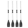 Wakauto 2 Pairs Removable Paddle Rafting Paddle Kayak oars Oar Detachable Boats Telescopic Oar Paddle Exercise Accessories Detachable oars Plastic Blush Earth Tones Individual view 1