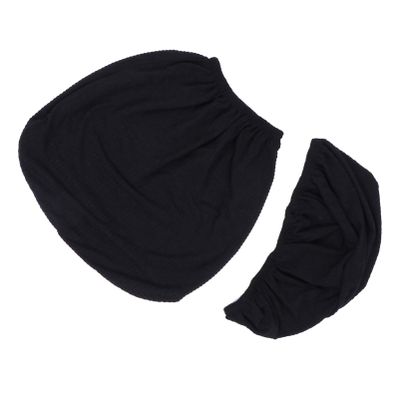 VOSAREA 1set Elastic Fabric Chair Seat Cover Stretchable Protector for Computer Chairs Simple Design Easy to Clean Suitable for Office and Home Use