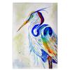 Betsy Drake GT1006 Watercolor Heron Guest Towel view 1