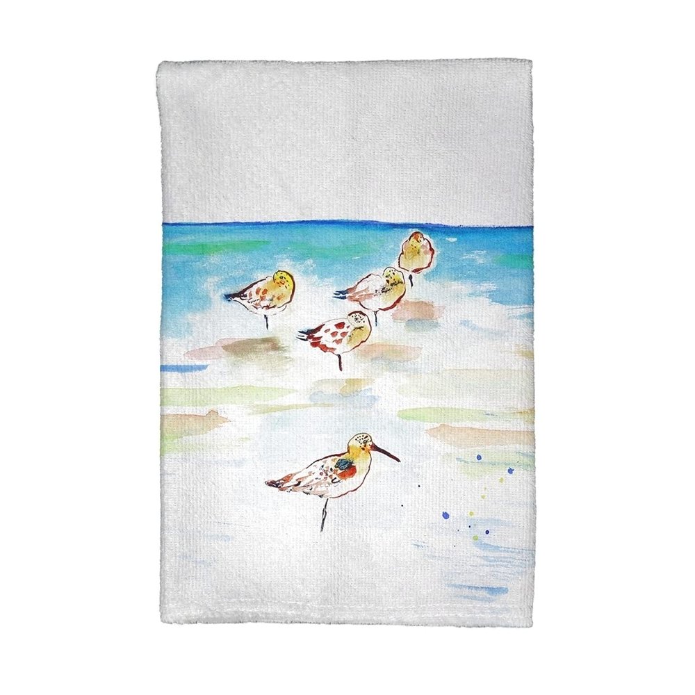 Betsy Drake KT1090 Five Sanderlings Kitchen Towel