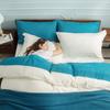 1 PC Duvet Cover & 4 Pillow Shams Cal-King/King Size-Duvet Cover 100% Pure Cotton 600 Thread Counts with Zipper Closure Ulta Soft ,Breathable Duvet Cover Sets (5 PC-Ivory) view 2