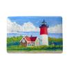 Betsy Drake Nauset Lighthouse, Cape Cod, MA Door Mat 18x26 view 1