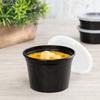 Karat [16oz - 240 ct Black PP Injection Molded Round Deli Containers with Lids (FP-IMDC16-PPB) view 2