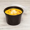 Karat [16oz - 240 ct Black PP Injection Molded Round Deli Containers with Lids (FP-IMDC16-PPB) view 3