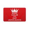 Makoroni - KEEP CALM AND EAT AVOCADOS 2"x3" Novelty Humor Gift Refrigerator Magnet, DesC6 view 1