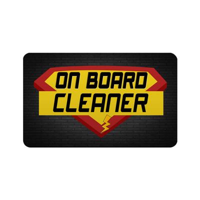 Makoroni - ON BOARD CLEANER Career 2"x3" Novelty Humor Gift Refrigerator Magnet, DesP20