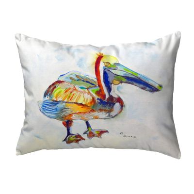 Betsy Drake KS983A Throw Pillow, 11 inches x 14 inches, Multi