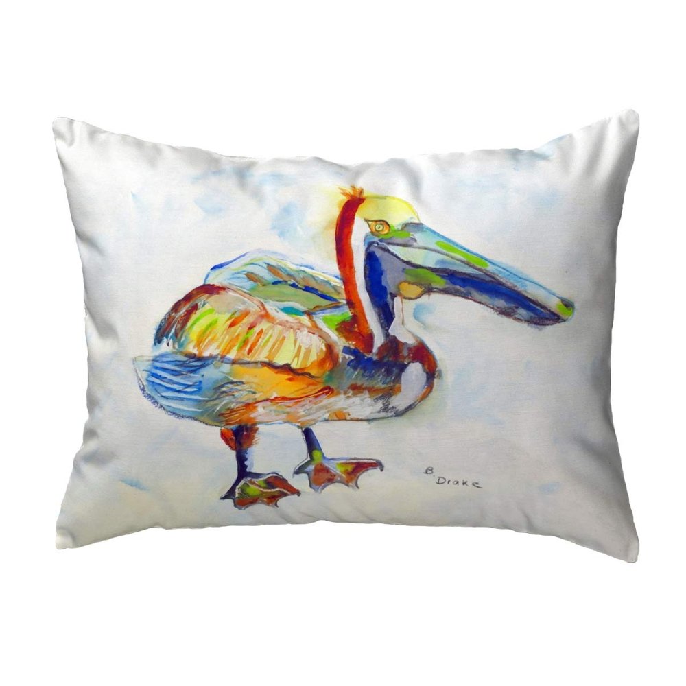 Betsy Drake KS983A Throw Pillow, 11 inches x 14 inches, Multi