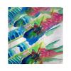 Betsy Drake KT1123 Pink Palms Kitchen Towel view 1