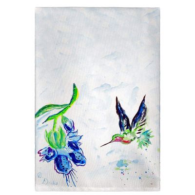 Betsy Drake GT712 Hovering Hummingbird Guest Towel