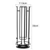 1Pcs 24Cups Rotatable Coffee Pod Holder For Capsule Display Capsule Rack Stainless Steel Tower Stand Storage Shelves view 2